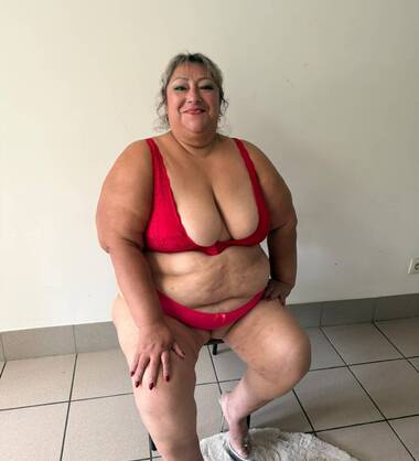 mollig meisje, mollig van pure m