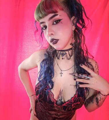 Sexy lady with a magic touch..