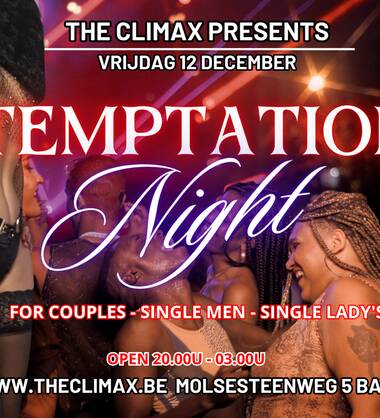 VRIJD 12/12 TEMPTATION NIGHT