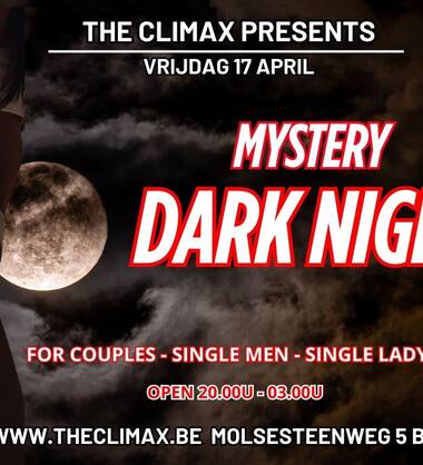 VRIJD 17/04 MYSTERY DARK NIGHT