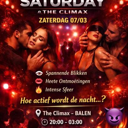 Vrij 19/07 THE CLIMAX ORGY