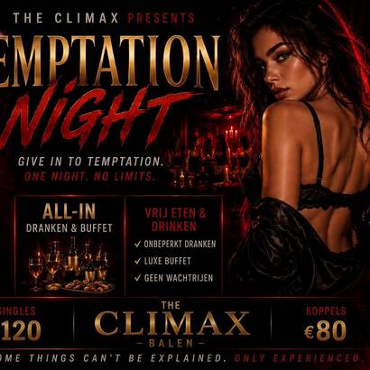 VRIJD 21/08 * TEMPTATION NIGHT *