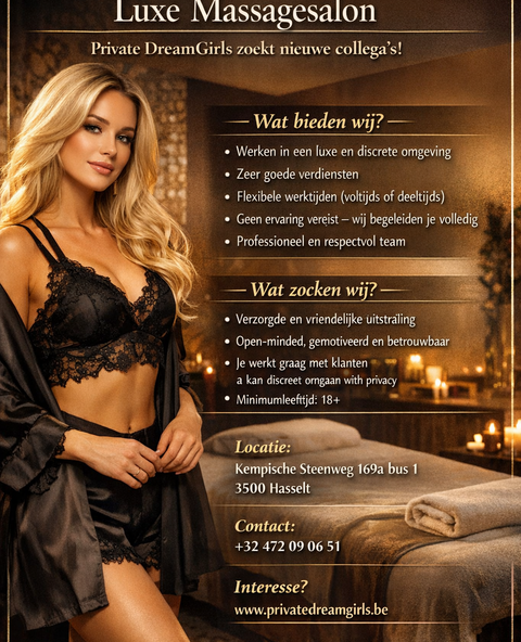 Vacature Medewerkster Luxe Massagesalon