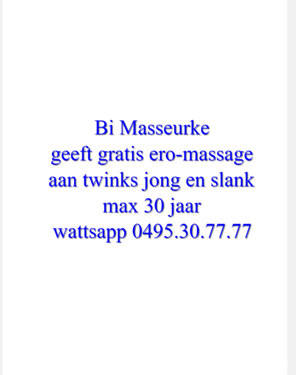 Swingers Masseurke gratis