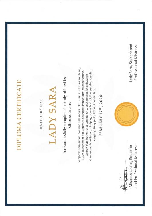 Priv&eacute; ontvangst Sara